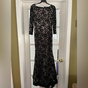 Venus Couture, Black Lace Gown, Size 4